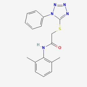 N-(2,6-Dimethyl-phenyl)-2-(1-phenyl-1H-tetrazol-5-ylsulfanyl)-acetamide