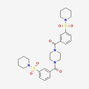 1,4-Bis[3-(piperidine-1-sulfonyl)benzoyl]piperazine