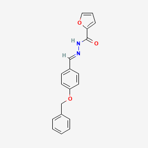 N'-{(E)-[4-(benzyloxy)phenyl]methylidene}-2-furohydrazide