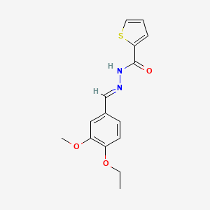 N'-(4-Ethoxy-3-methoxybenzylidene)-2-thiophenecarbohydrazide