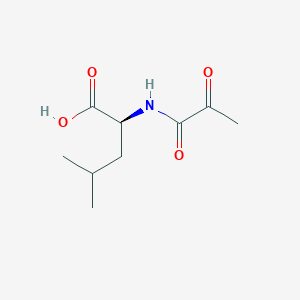 N-(2-Oxopropanoyl)-L-leucine