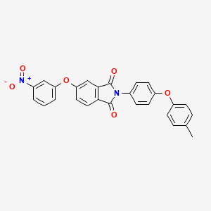 2-[4-(4-methylphenoxy)phenyl]-5-(3-nitrophenoxy)-1H-isoindole-1,3(2H)-dione