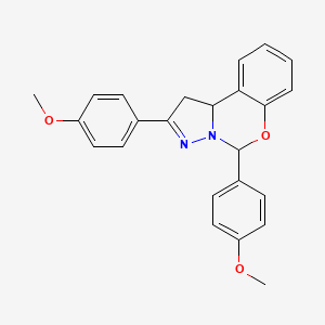 2,5-Bis(4-methoxyphenyl)-1,10b-dihydropyrazolo[1,5-c][1,3]benzoxazine