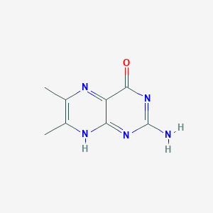 molecular formula C8H9N5O B116762 2-氨基-6,7-二甲基蝶啶-4-醇 CAS No. 611-55-2