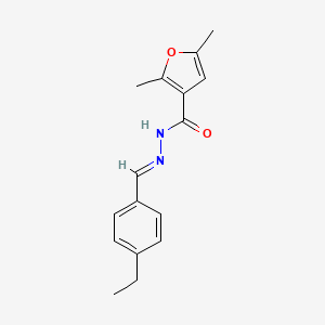 N'-(4-Ethylbenzylidene)-2,5-dimethyl-3-furohydrazide