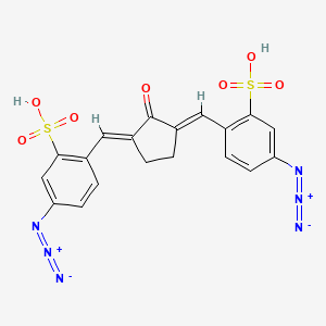 molecular formula C6H3N3O2 B1167632 2,5-Bis(4-azido-2-sulfobenzylidene)cyclopentanone CAS No. 110999-50-3