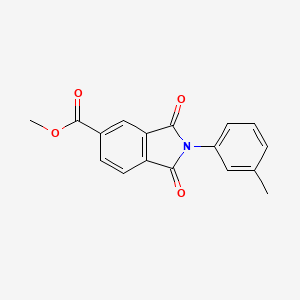 methyl 2-(3-methylphenyl)-1,3-dioxo-2,3-dihydro-1H-isoindole-5-carboxylate