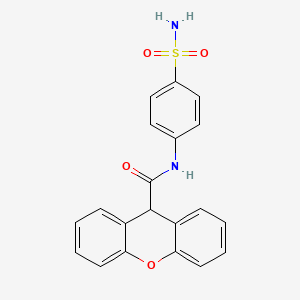 N-(4-sulfamoylphenyl)-9H-xanthene-9-carboxamide