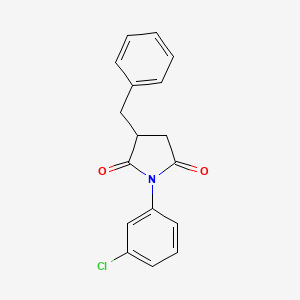 3-Benzyl-1-(3-chlorophenyl)pyrrolidine-2,5-dione