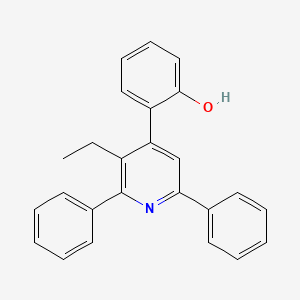 2-(3-Ethyl-2,6-diphenylpyridin-4-yl)phenol