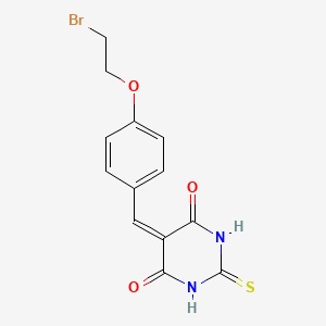 5-[4-(2-bromoethoxy)benzylidene]-2-thioxodihydropyrimidine-4,6(1H,5H)-dione