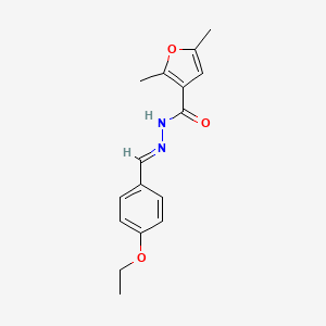 N'-[(E)-(4-ethoxyphenyl)methylidene]-2,5-dimethylfuran-3-carbohydrazide