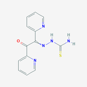 molecular formula C13H11N5OS B1167698 {[2-Oxo-1,2-bis(pyridin-2-yl)ethylidene]amino}thiourea CAS No. 108922-13-0