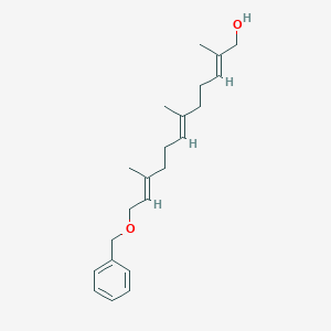 B116771 (2E,6E,10E)-2,6,10-Trimethyl-12-(phenylmethoxy)-2,6,10-dodecatrien-1-ol CAS No. 71135-48-3