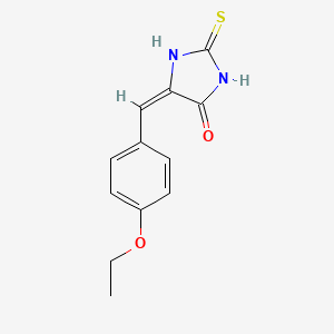 (5E)-5-[(4-ethoxyphenyl)methylidene]-2-sulfanylideneimidazolidin-4-one