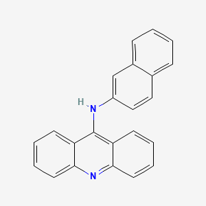 molecular formula C23H16N2 B11677215 N-(naphthalen-2-yl)acridin-9-amine 