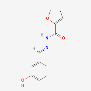 N'-[(E)-(3-hydroxyphenyl)methylidene]furan-2-carbohydrazide