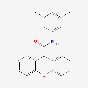 molecular formula C22H19NO2 B11677578 N-(3,5-dimethylphenyl)-9H-xanthene-9-carboxamide 