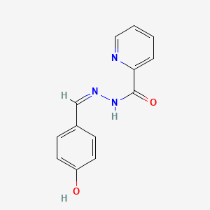 N'-[(Z)-(4-Hydroxyphenyl)methylidene]pyridine-2-carbohydrazide