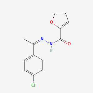 N'-[(1Z)-1-(4-chlorophenyl)ethylidene]furan-2-carbohydrazide