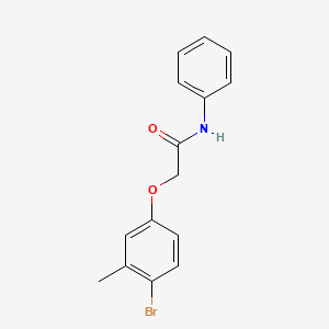 2-(4-bromo-3-methylphenoxy)-N-phenylacetamide