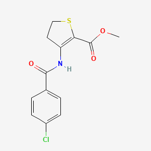 Methyl 3-(4-chlorobenzamido)-4,5-dihydrothiophene-2-carboxylate