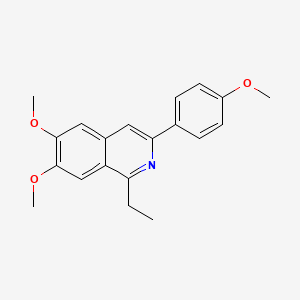 1-Ethyl-6,7-dimethoxy-3-(4-methoxyphenyl)isoquinoline