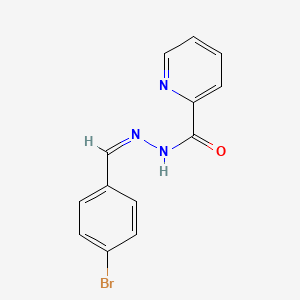 N'-[(Z)-(4-Bromophenyl)methylidene]pyridine-2-carbohydrazide