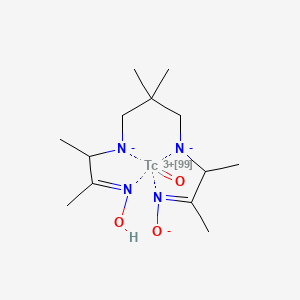 molecular formula C12H10Br2F3NO4 B1167862 (99M)Tc-hexamethylpropyleneamine oxime CAS No. 100504-35-6