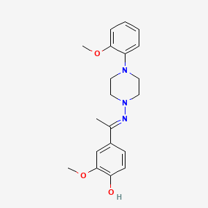 2-Methoxy-4-{1-[4-(2-methoxy-phenyl)-piperazin-1-ylimino]-ethyl}-phenol