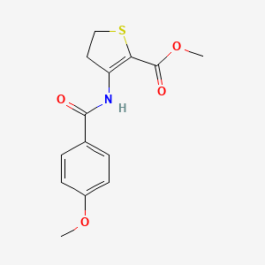 Methyl 3-(4-methoxybenzamido)-4,5-dihydrothiophene-2-carboxylate