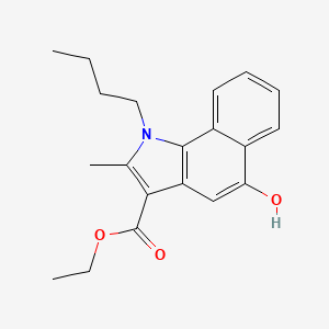 ethyl 1-butyl-5-hydroxy-2-methyl-1H-benzo[g]indole-3-carboxylate