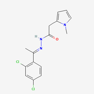 N'-(1-(2,4-Dichlorophenyl)ethylidene)-2-(1-methyl-1H-pyrrol-2-yl)acetohydrazide