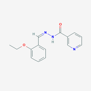 N'-[(Z)-(2-Ethoxyphenyl)methylidene]pyridine-3-carbohydrazide