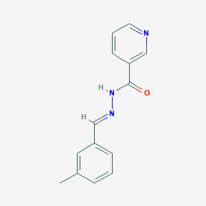 N'-[(E)-(3-methylphenyl)methylidene]pyridine-3-carbohydrazide