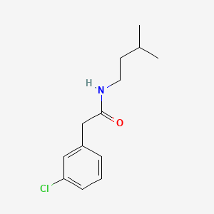 2-(3-chlorophenyl)-N-isopentylacetamide