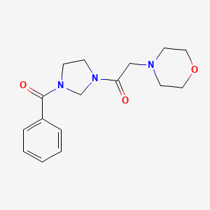 2-(Morpholin-4-yl)-1-[3-(phenylcarbonyl)imidazolidin-1-yl]ethanone