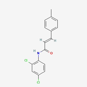 molecular formula C16H13Cl2NO B11679561 (2E)-N-(2,4-dichlorophenyl)-3-(4-methylphenyl)prop-2-enamide 