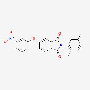 2-(2,5-dimethylphenyl)-5-(3-nitrophenoxy)-1H-isoindole-1,3(2H)-dione