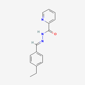 N'-[(E)-(4-ethylphenyl)methylidene]pyridine-2-carbohydrazide