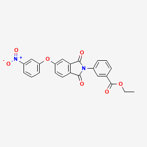 ethyl 3-[5-(3-nitrophenoxy)-1,3-dioxo-1,3-dihydro-2H-isoindol-2-yl]benzoate