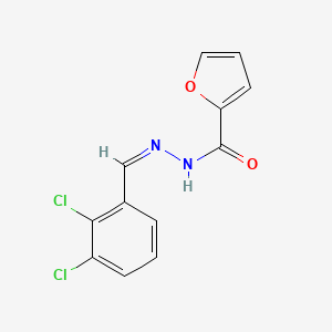 N'-[(Z)-(2,3-dichlorophenyl)methylidene]furan-2-carbohydrazide