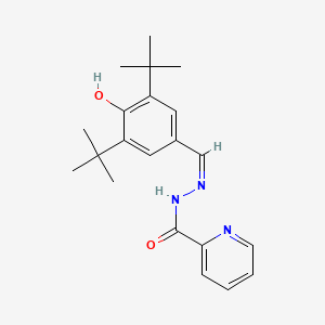 N'-[(Z)-(3,5-DI-Tert-butyl-4-hydroxyphenyl)methylidene]pyridine-2-carbohydrazide