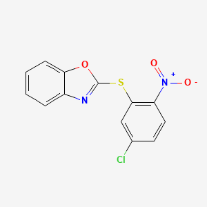 2-(5-Chloro-2-nitro-phenylsulfanyl)-benzooxazole