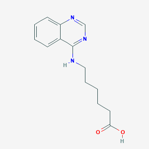 6-(Quinazolin-4-ylamino)hexanoic acid