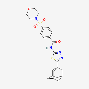 N-[5-(Adamantan-1-YL)-1,3,4-thiadiazol-2-YL]-4-(morpholine-4-sulfonyl)benzamide