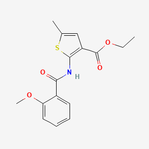 Ethyl 2-{[(2-methoxyphenyl)carbonyl]amino}-5-methylthiophene-3-carboxylate