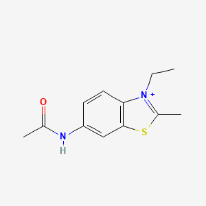 6-(Acetylamino)-3-ethyl-2-methyl-1,3-benzothiazol-3-ium