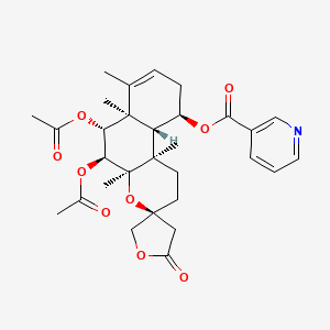 molecular formula C30H37NO9 B1168055 Scutebata F CAS No. 1207181-62-1
