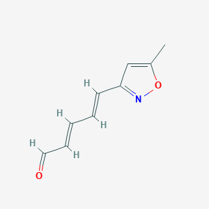molecular formula C9H9NO2 B1168072 5-(5-Methylisoxazol-3-yl)penta-2,4-dienal CAS No. 113824-18-3